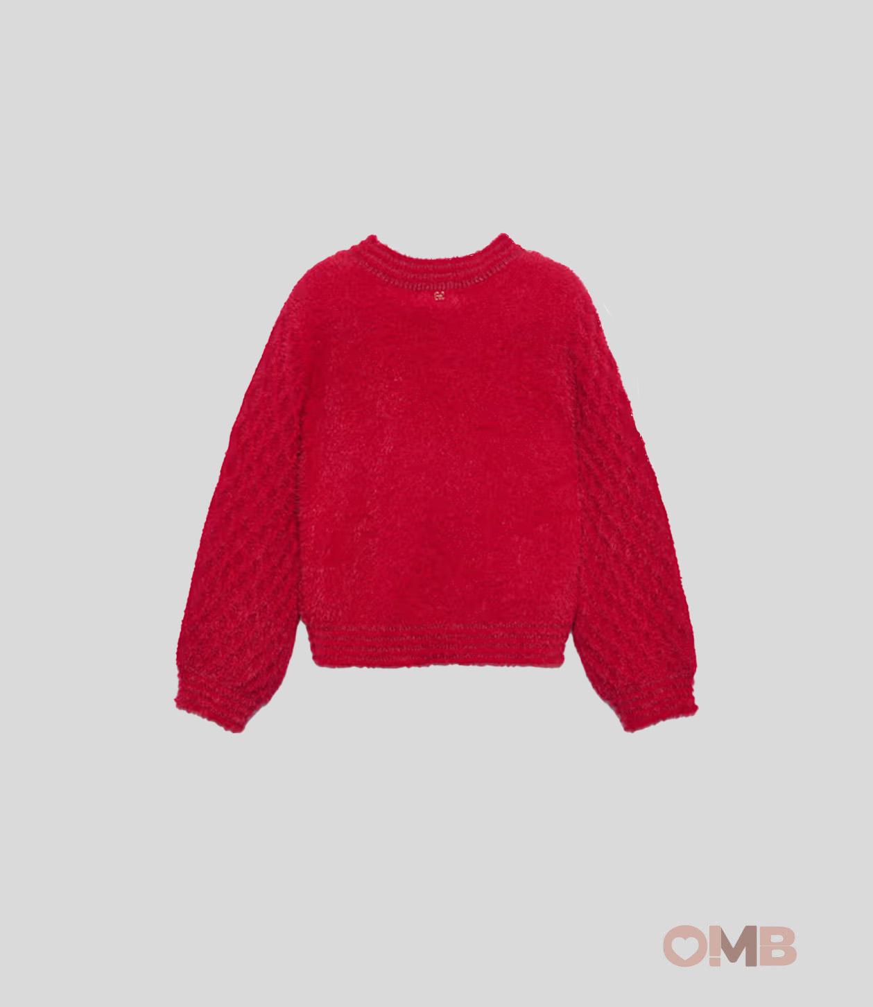 Maglione Abel&Lula bambina 5827 Rosso 5827 ROSSO ABEL&LULA 