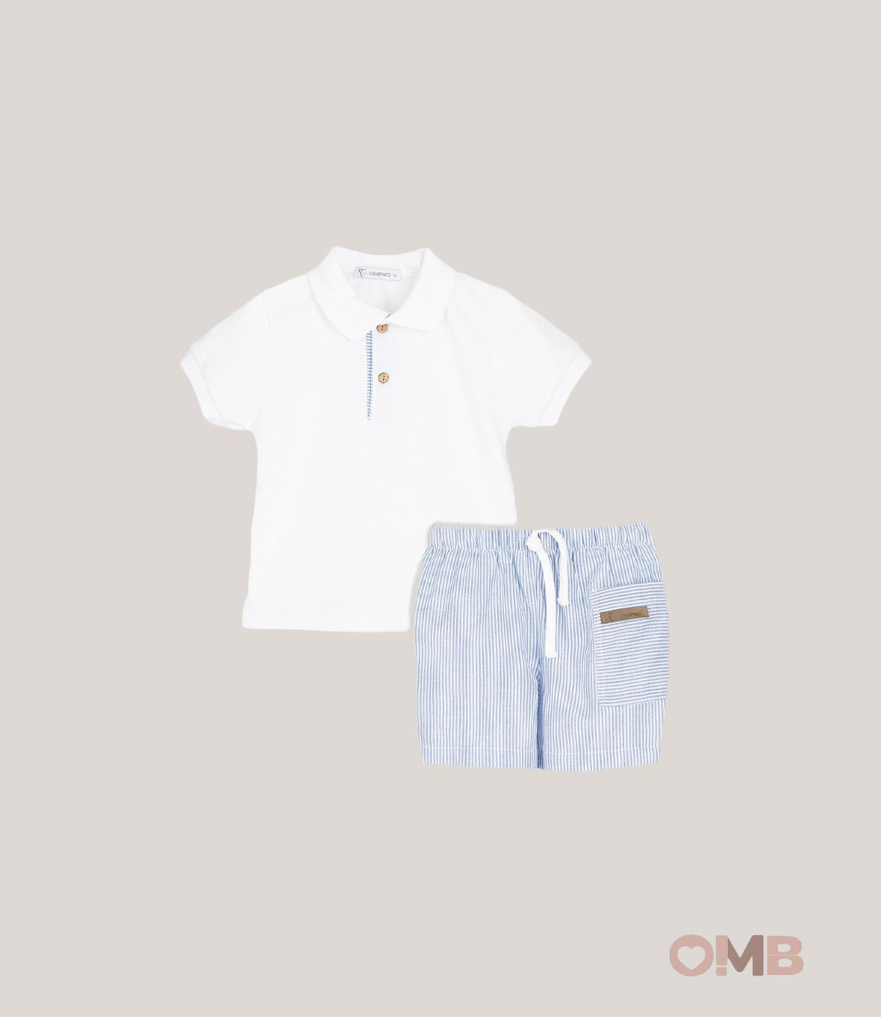 Completo CALAMARO BABY bambino 11317 Celeste 11317 CELESTE CALAMARO BABY 