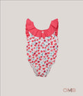 Costume bambina AL AGUA PATOS V2611 Bianco