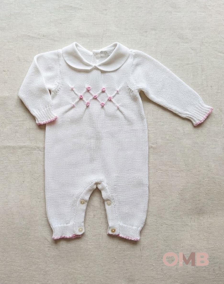 Set nascita neonata PRIMODI BEBE 3615910 Bianco<BR/> 3615-9-10 BIANCO/ROSA PRIMODI BEBE 