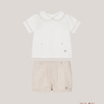 Completo neonato GRANLEI 157T2 Panna 157T2 PANNA/BEIGE GRANLEI 