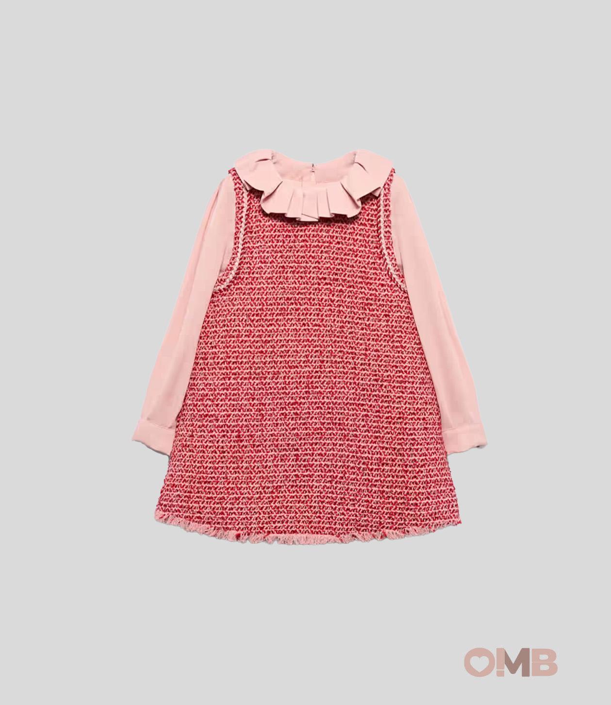 Abito bambina ABEL&LULA 5526 Rosso<BR/> 5526 ROSSO ABEL&LULA 