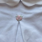 Tutina neonata PEPECE' 7430 Bianca 7430 BIANCO/ROSA PEPECE' 