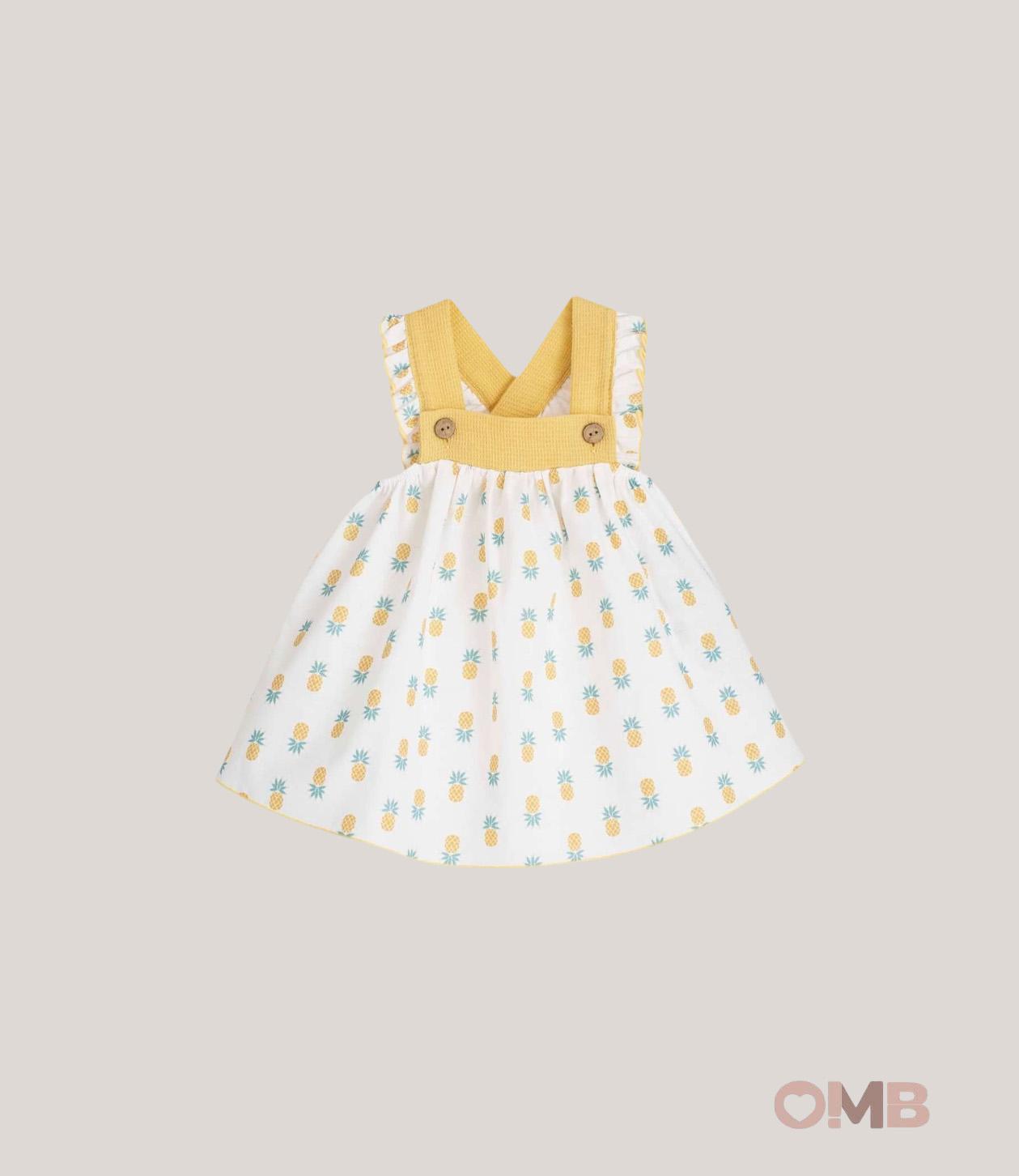 Abito CALAMARO BABY neonata 21324B Giallo 21324-B GIALLO CALAMARO BABY 
