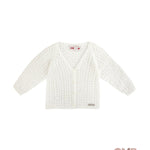 Cardigan CONDOR neonata 55505 Latte 55.505 202 CONDOR 