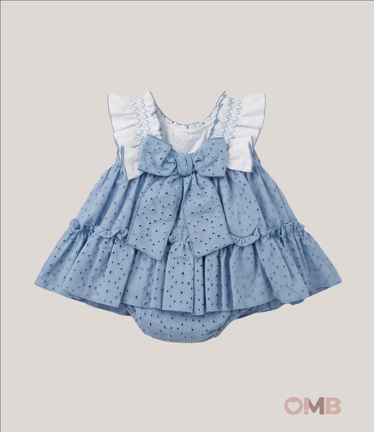 Abito bambina VALENTINA BEBES NUBE80 Azzurro NUBE80 AZZURRO VALENTINA BEBES 