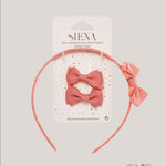 Cerchietto neonata SIENA 7439 Corallo 7439 CORALLO SIENA 
