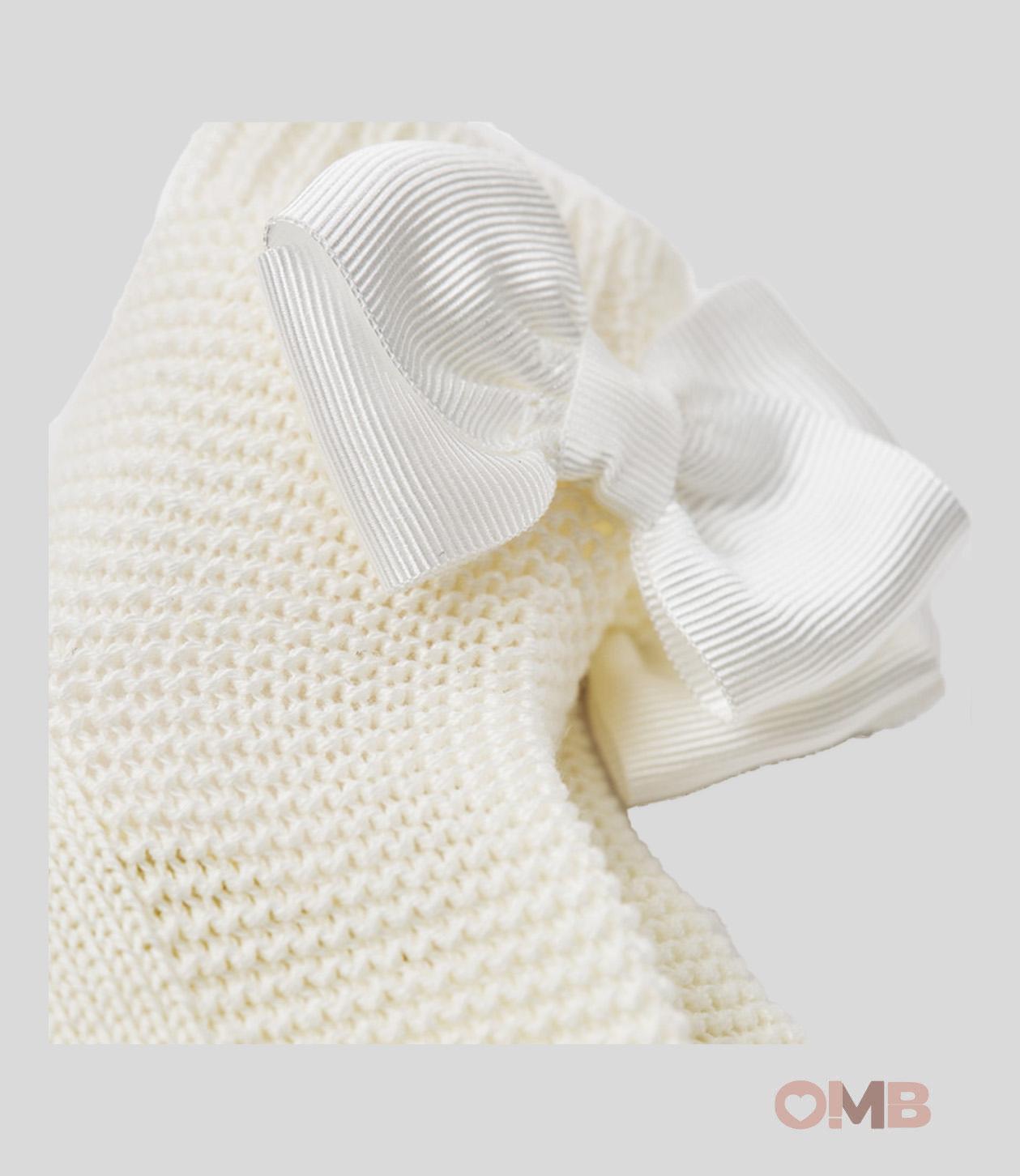 Calzino neonata Condor 2006/4 Latte fiocco cotone grosgrain<BR/> 2006/4 202 CONDOR 