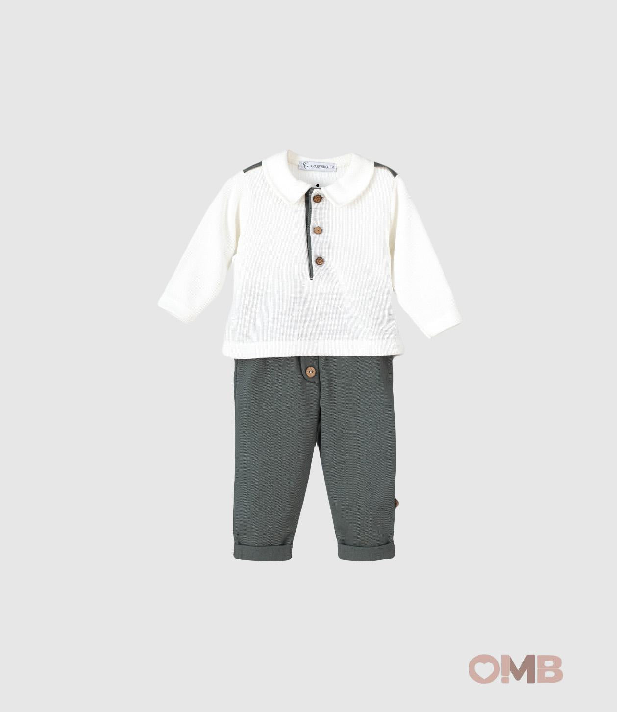 Coordinato CALAMARO BABY bambino 17885N Verde 17885N VERDE CALAMARO BABY 