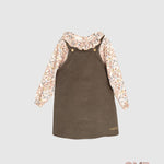 Abito Calamaro Baby bambina 11209 Marrone 11209 MARRONE CALAMARO BABY 