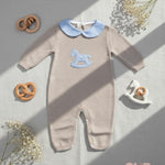Tutina BABY LORD neonato 384 Sabbia 384 SABBIA-CIELO BABY LORD 