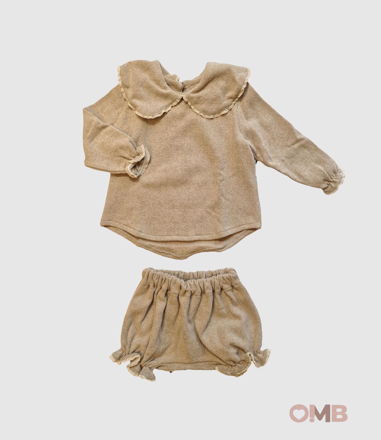 Completo EMMAG neonata 22M-06m Beige 22M-06m cipria EMMAG 