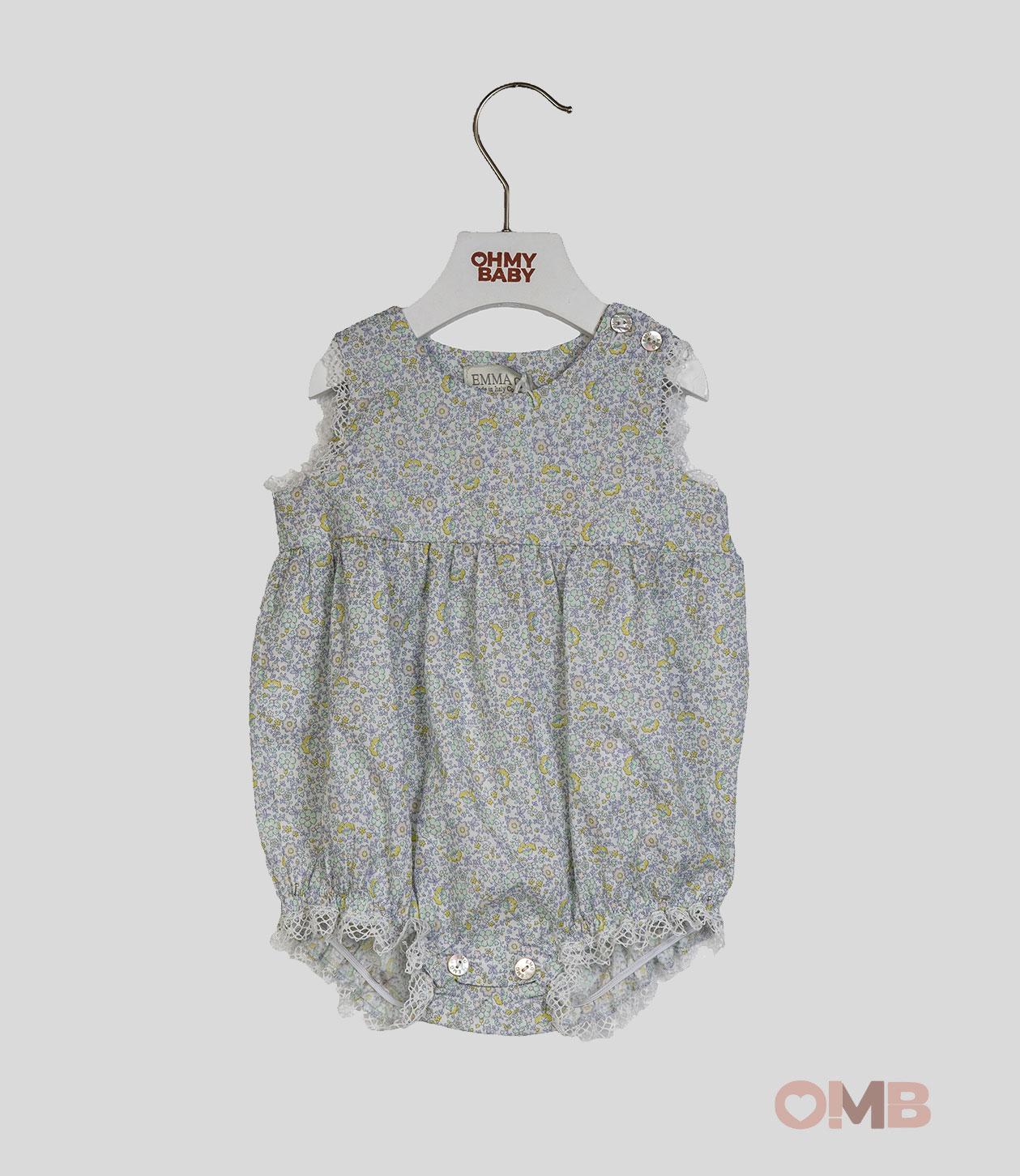 Pagliaccetto neonata Emma G 05L Liberty azzurro 05L LIBERTY EMMAG 