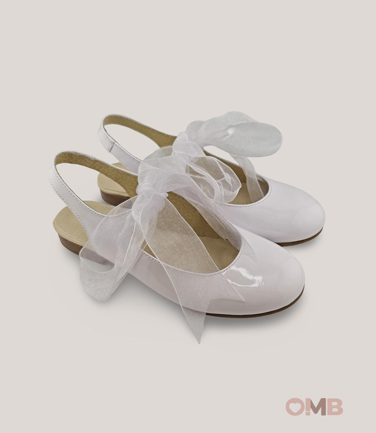 Ballerine bambina PANYNO E3005 Bianche E3005 CHAROL BLANCO PANYNO 