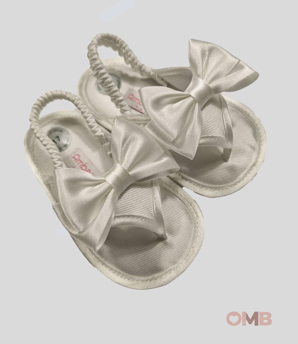 Sandali AMBARABA' neonata 4119 Bianchi<BR/> 4119 BIANCO AMBARABA' 