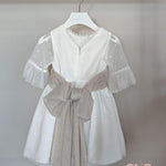Abito bambina NISERET 5744 Panna<BR/> 5744 PANNA NISERET 