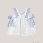 Abito CALAMARO BABY bambina 21329N Celeste 21329-N CELESTE CALAMARO BABY 