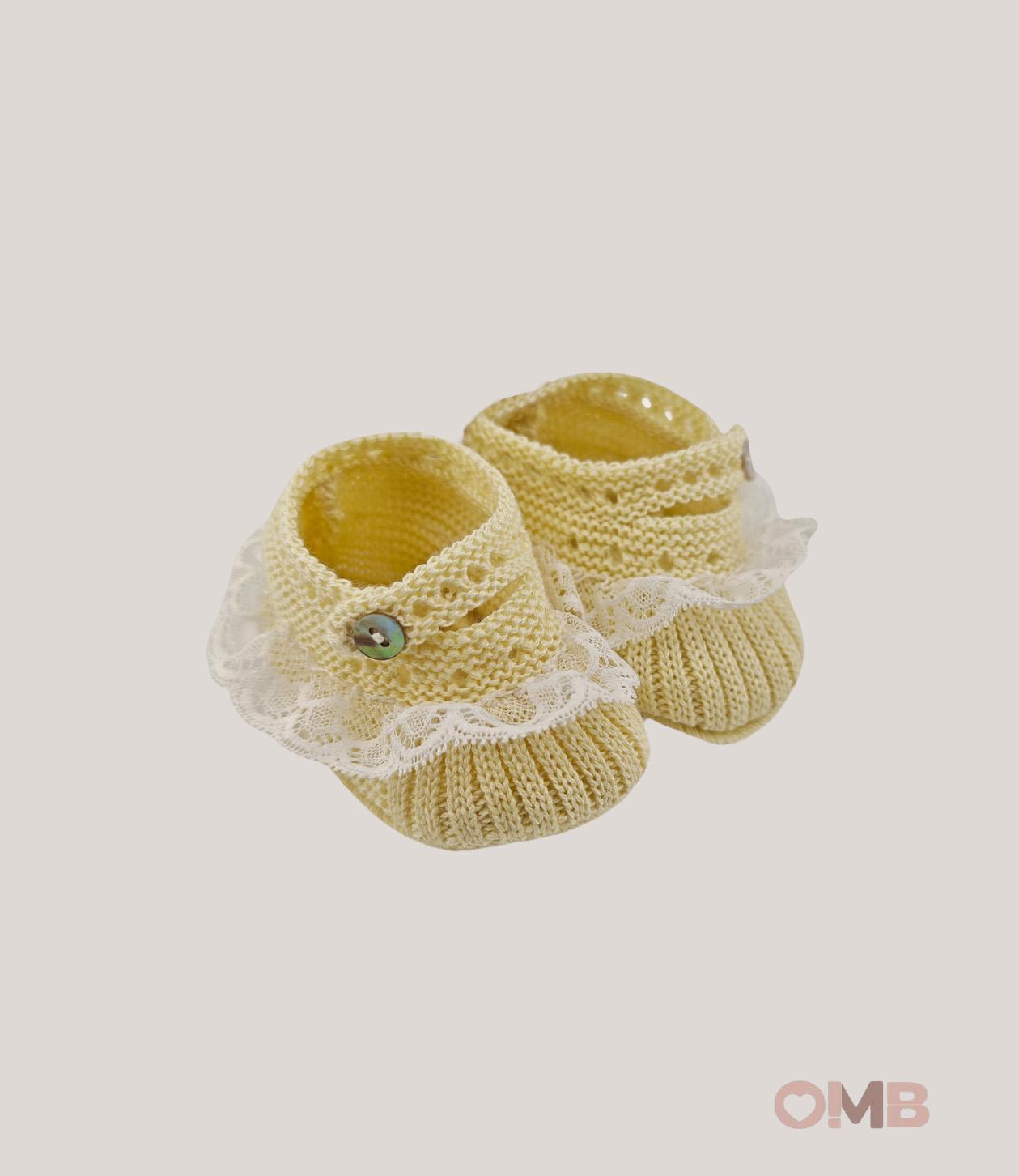 Babbucce neonata GRANLEI 227 Gialle<BR/> 227 GIALLO GRANLEI 