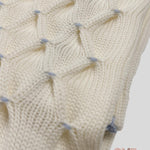 Coperta Neonato Primodi Bebè 3516 panna azzurro 3516.1SU PANNA PRIMODI BEBE 