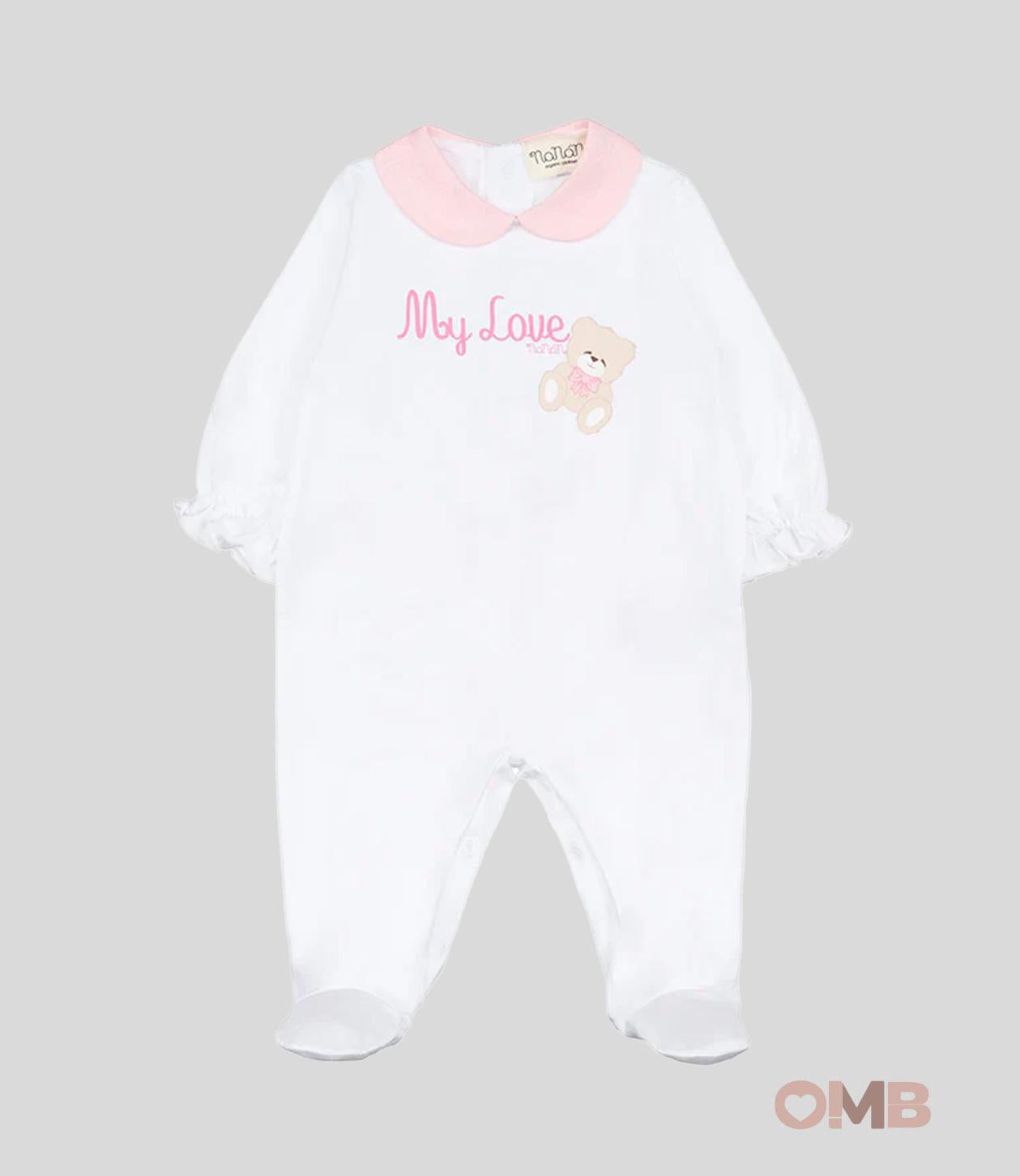 Tutina Neonata Nanan 478 bianca 478 ROSA NANAN 