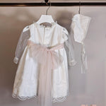 Abito NISERET neonata 5631 Beige<BR/> 5631 21 NISERET 