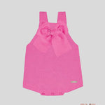 Pagliaccetto neonata Condor 930 Fucsia fiocco bottoncini cotone 930 513 CONDOR 