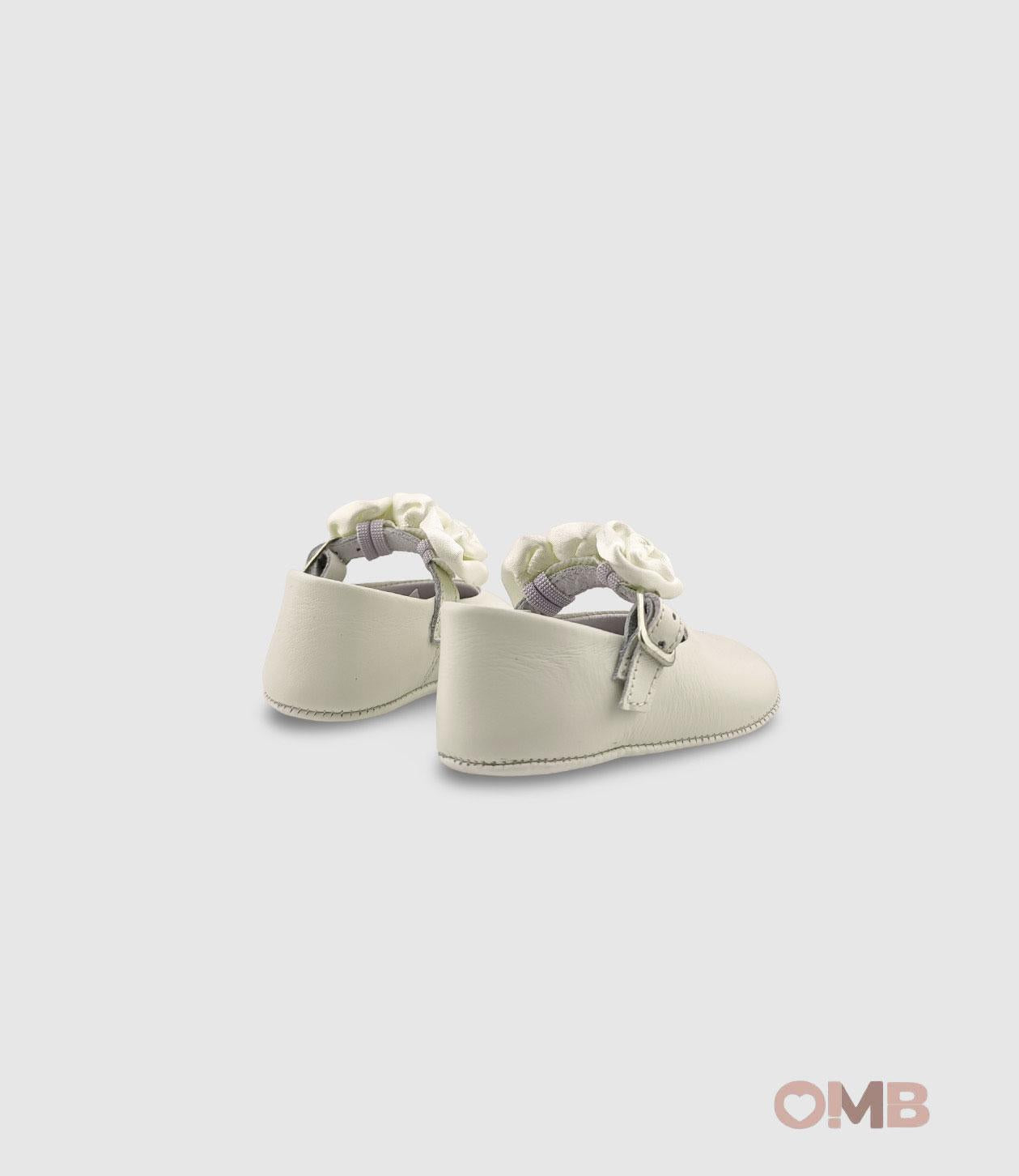 Scarpe culla PANYNO neonata A3407 vanilla A3407 PIEL SETA VAINILLA PANYNO 