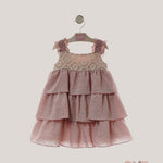 Abito Bambina Yoedu 0502 rosa 0502A ROSA YOEDU 
