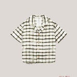 Camicia bambino PLAY UP 3AS11253 Verde 3AS11253 RIGA PLAY UP 