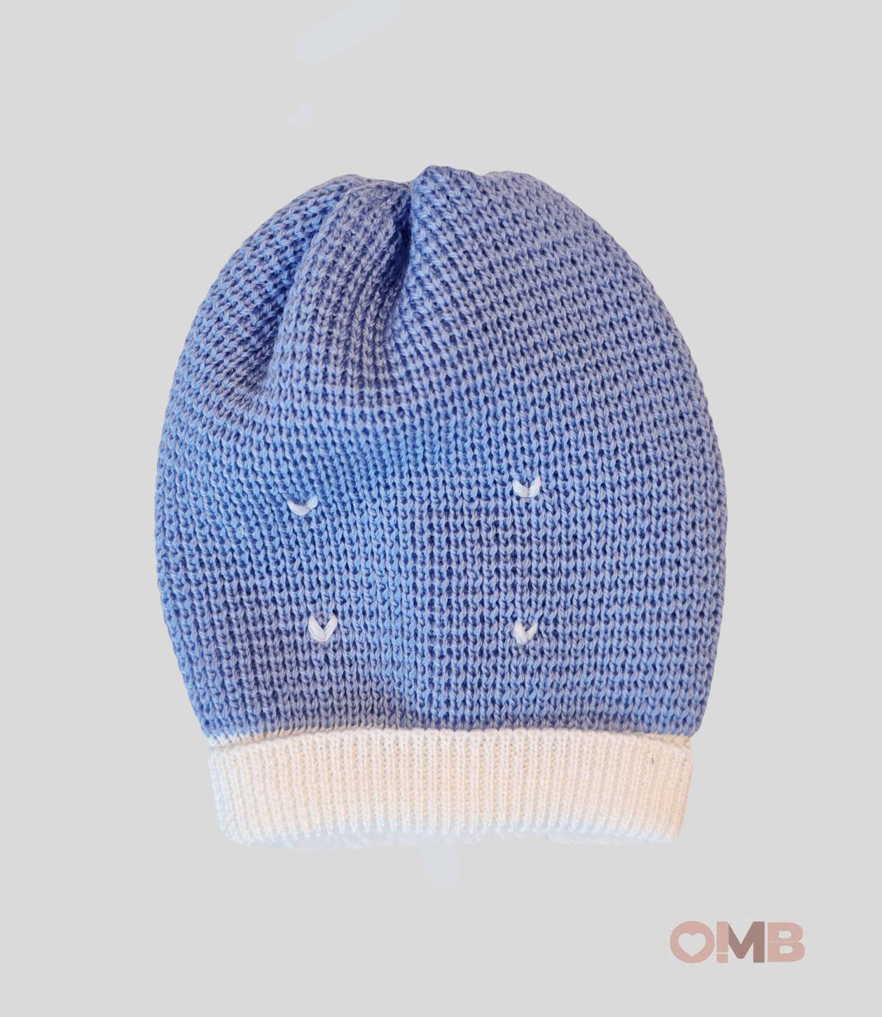Cappellino Neonato PRIMODI BEBE 3507.9 Azzurro<BR/> 3507.9 CIELO PRIMODI BEBE 