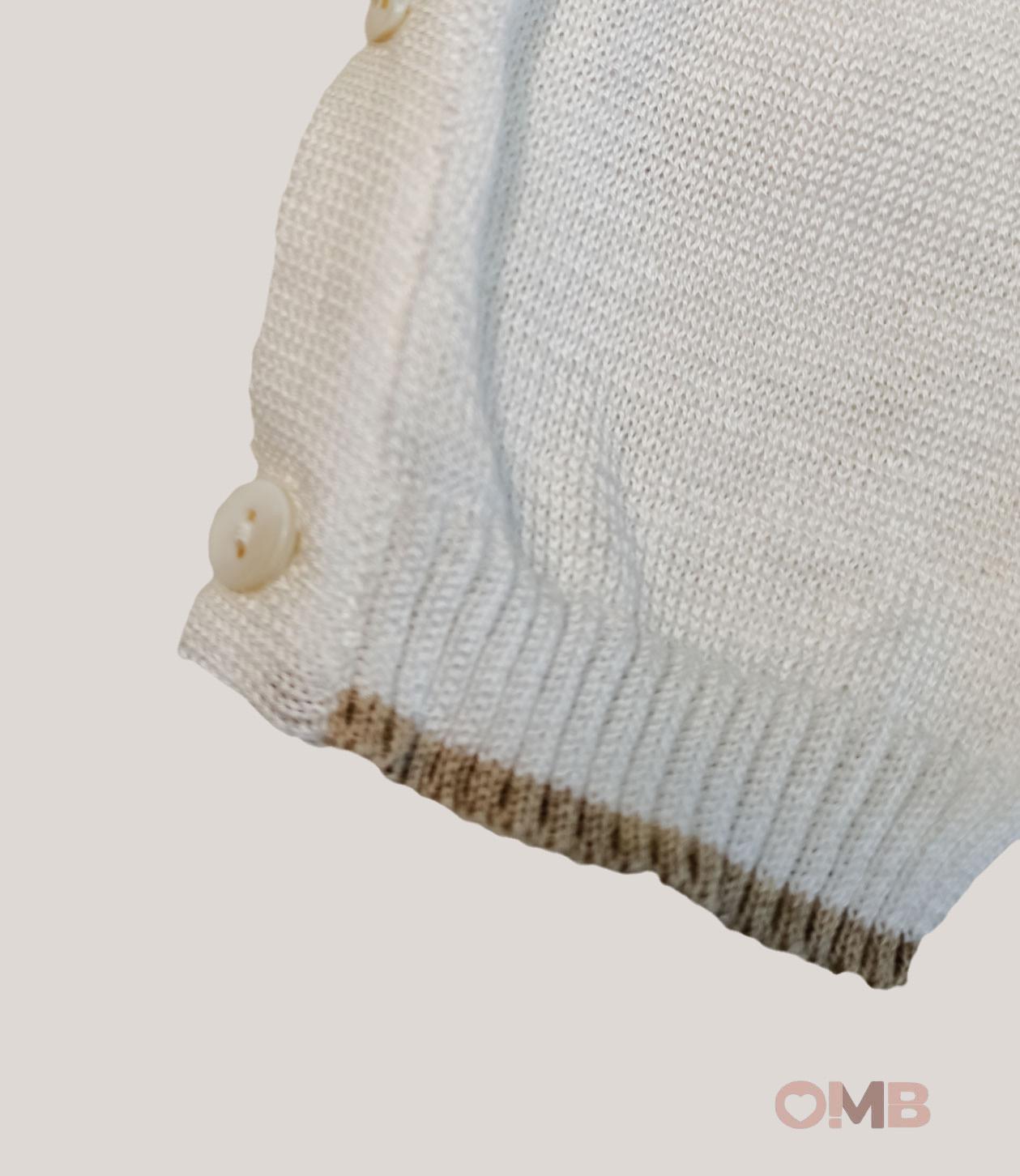 Tutina PRIMODI BEBE neonato 3405 Bianco 3405 TORTORA PRIMODI BEBE 