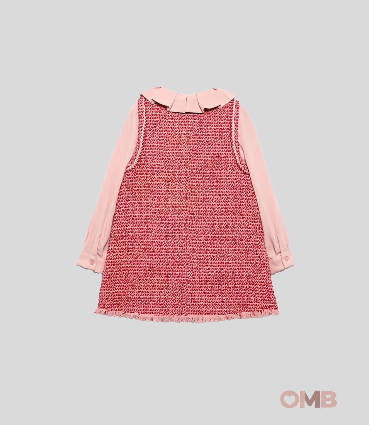 Abito bambina ABEL&LULA 5526 Rosso<BR/> 5526 ROSSO ABEL&LULA 