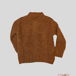 Cardigan Bambina BE FOR ALL B4720 Marrone<BR/> B4720 OCRA BE FOR ALL 