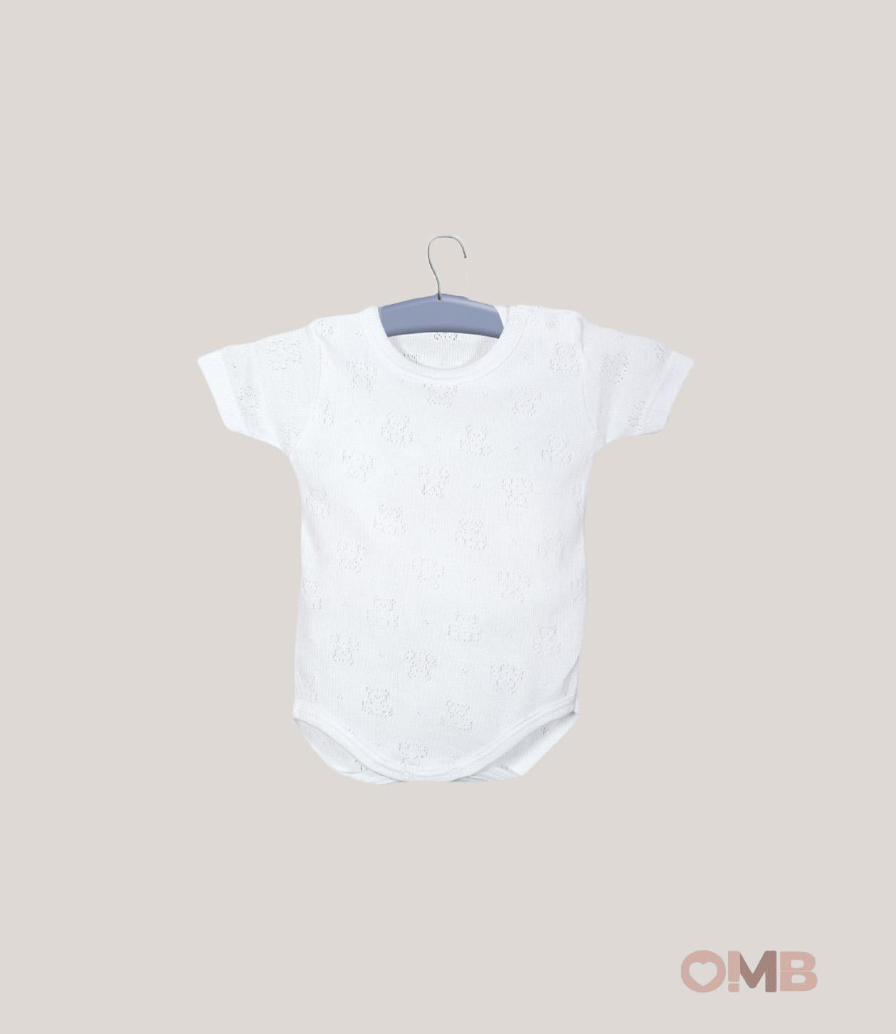 Body CALAMARO BABY neonato 19007 Bianco 19007 BIANCO CALAMARO BABY 