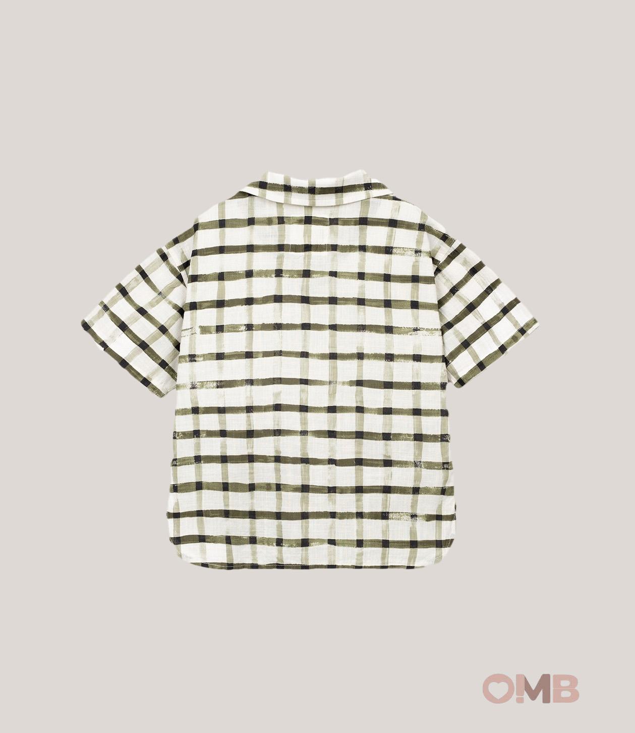 Camicia bambino PLAY UP 3AS11253 Verde 3AS11253 RIGA PLAY UP 
