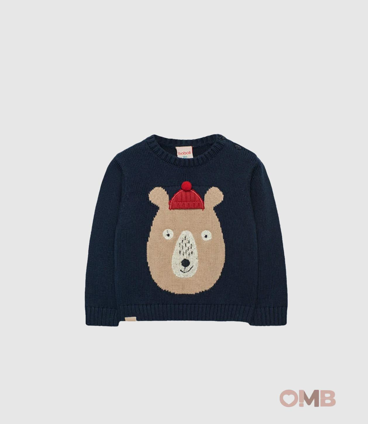 Maglione Boboli bambino 322063 Blu 322063 BLU BOBOLI 