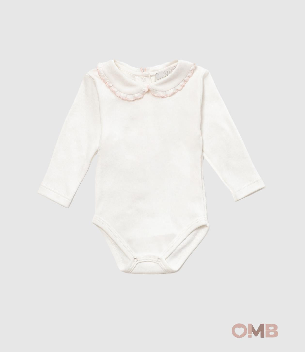 Body Coccode neonata 62102 Bianco 62102 PANNA-ROSA COCCODE 