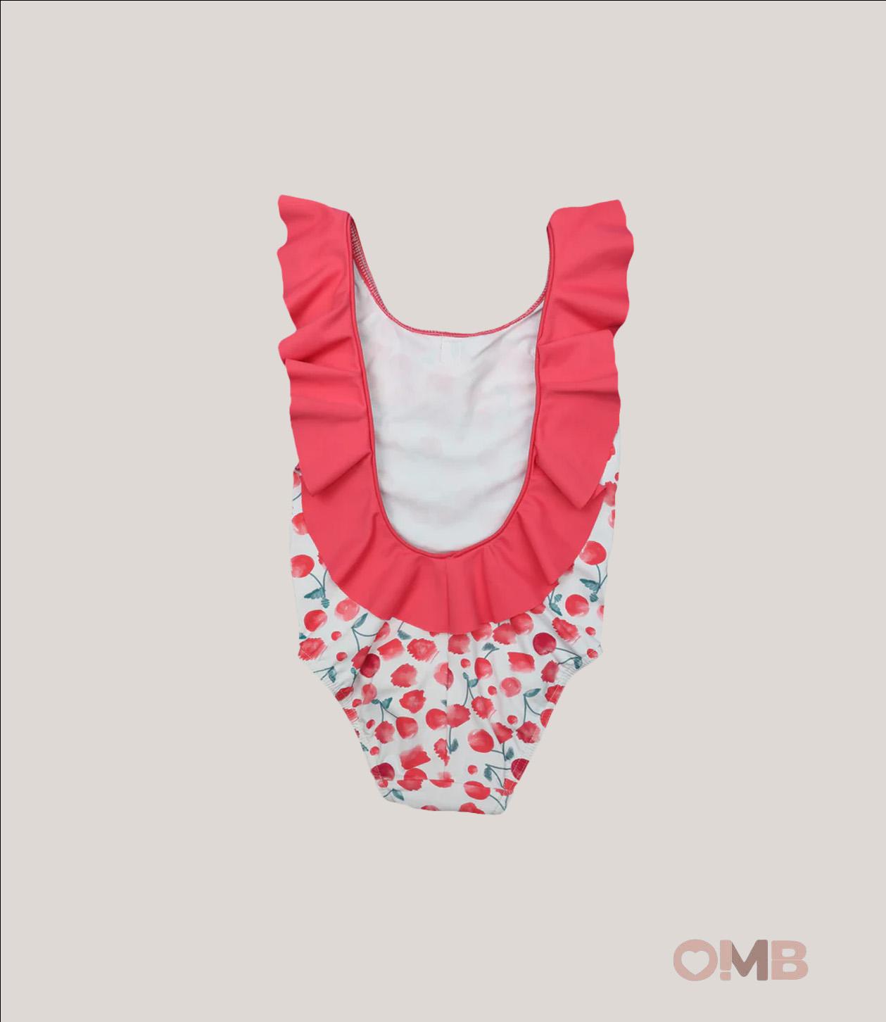 Costume bambina AL AGUA PATOS V2611 Bianco V2611 CILIEGIE AL AGUA PATOS 