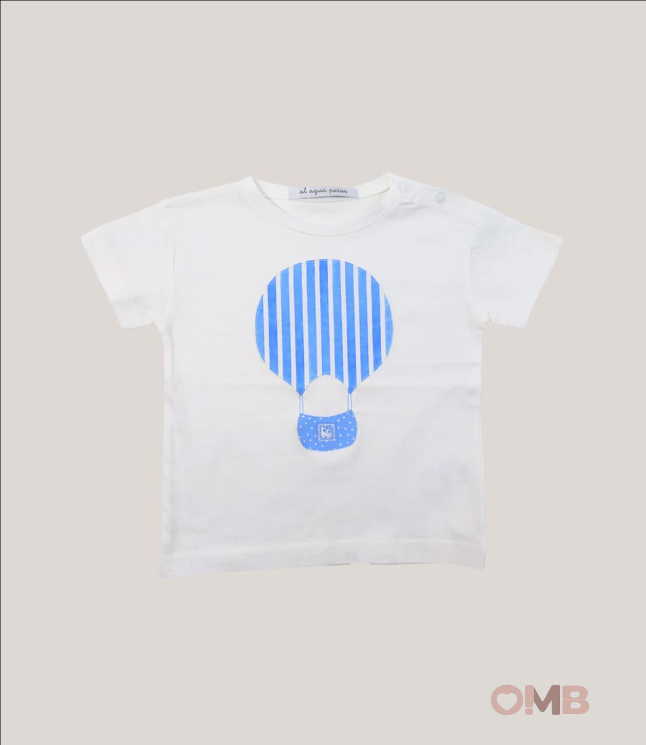 T-shirt bambino AL AGUA PATOS V2682 Bianca V2682 BIANCO AL AGUA PATOS 