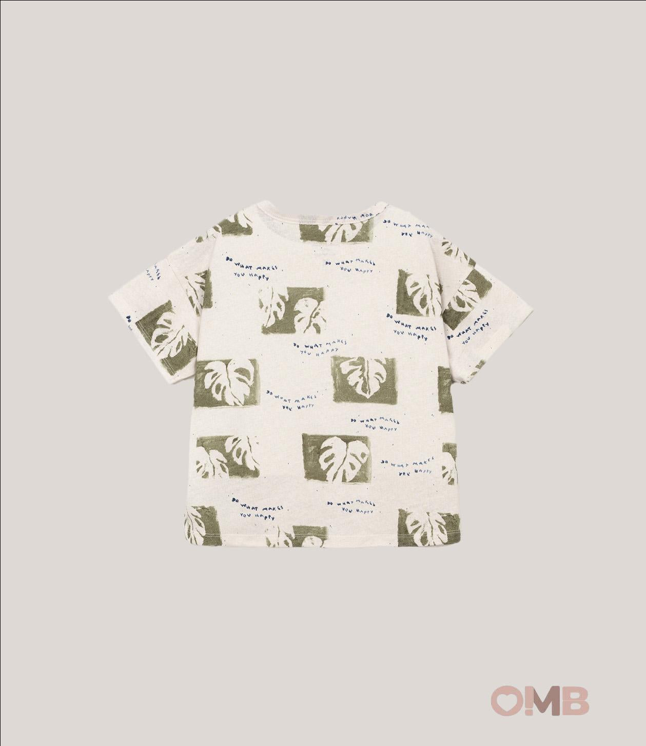 T-shirt bambino PLAY UP 3AS11057 Panna 3AS11057 FOGLIE PLAY UP 