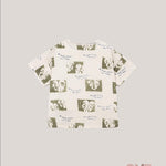 T-shirt bambino PLAY UP 3AS11057 Panna 3AS11057 FOGLIE PLAY UP 
