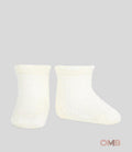 Calzino neonata Condor 2569/4 Latte traforo laterale cotone