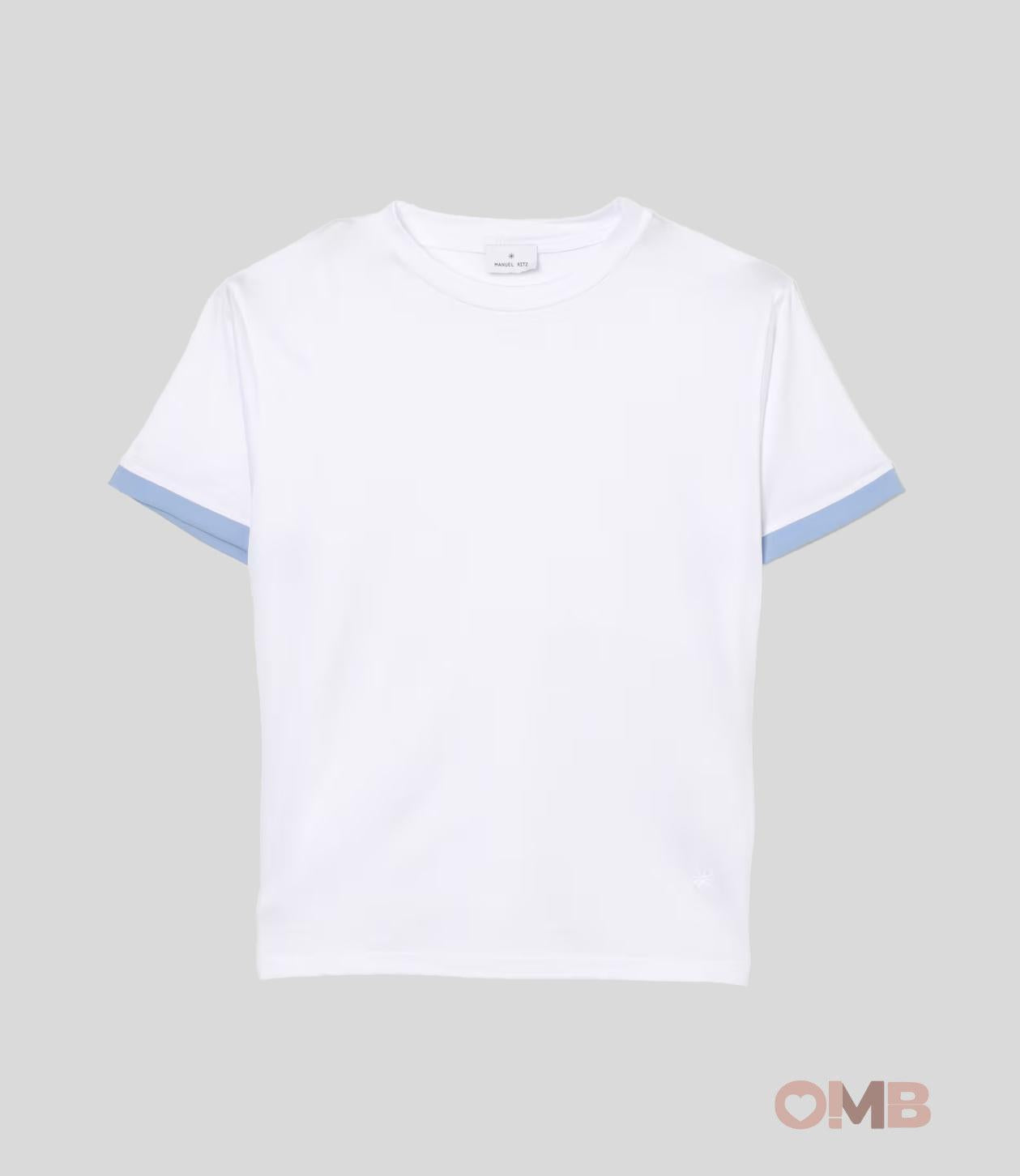 T-shirt Bambino Manuel Ritz MR2895 bianca cielo<BR/> 2895 BIANCO/CIELO MANUEL RITZ 
