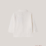 Camicia neonato 1+IN THE FAMILY JAFRE Panna<BR/> JAFRE PANNA 1+INTHEFAMILY 