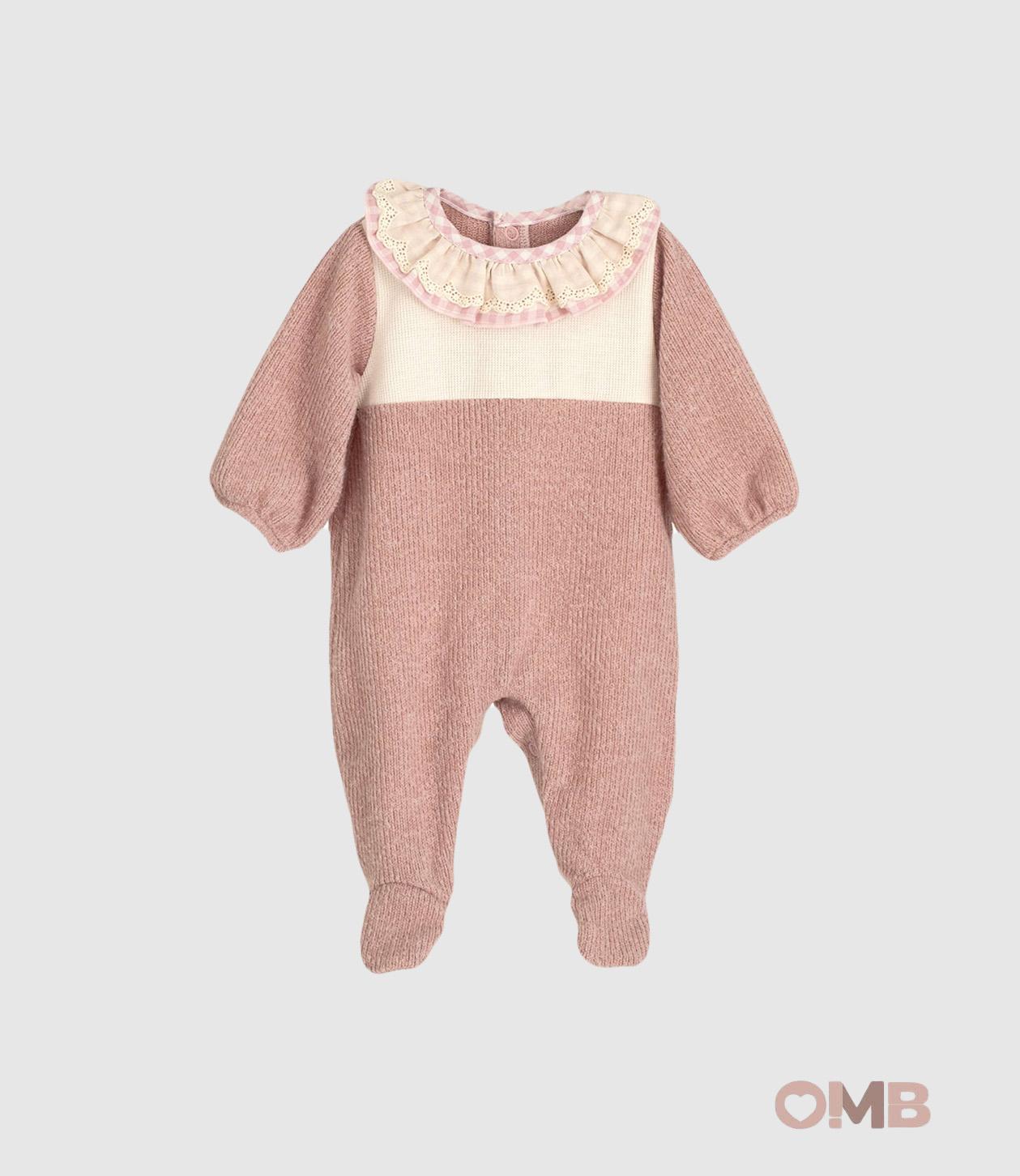 Tutina Calamaro Baby neonata 33052 Rosa 33052 NUDE CALAMARO BABY 