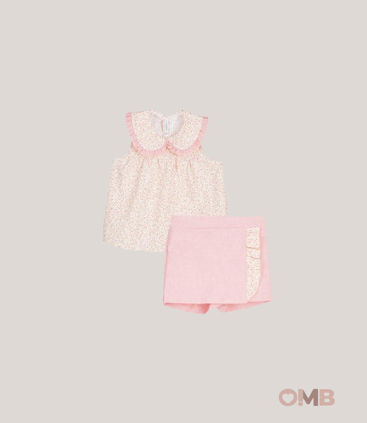 Completo CALAMARO BABY bambina 11310 Corallo 11310. CORALLO CALAMARO BABY 