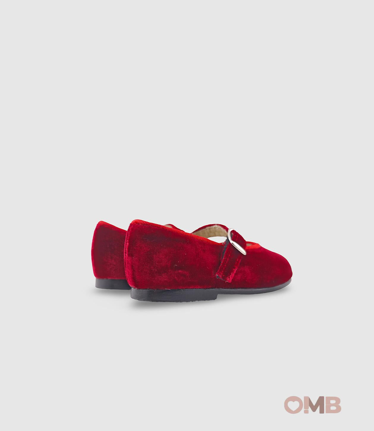 Bambolina PANYNO bambina B2601 Rossa B2601 PIEL SMART TERCIOPELO ROJO 510 PANYNO 