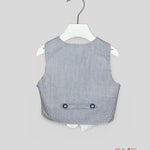 Gilet neonato Ambaraba 37168 azzurro 37168 AZZURRO AMBARABA' 