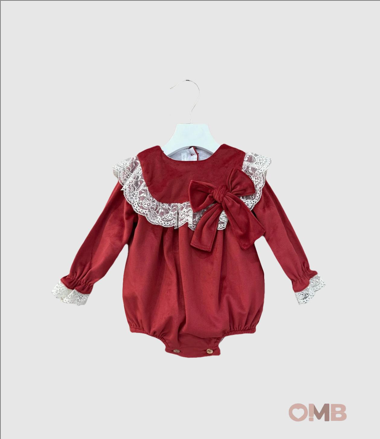 Pagliaccetto VALENTINA BEBES neonata HADA122 Bordeaux HADA122 BORDEAU VALENTINA BEBES 