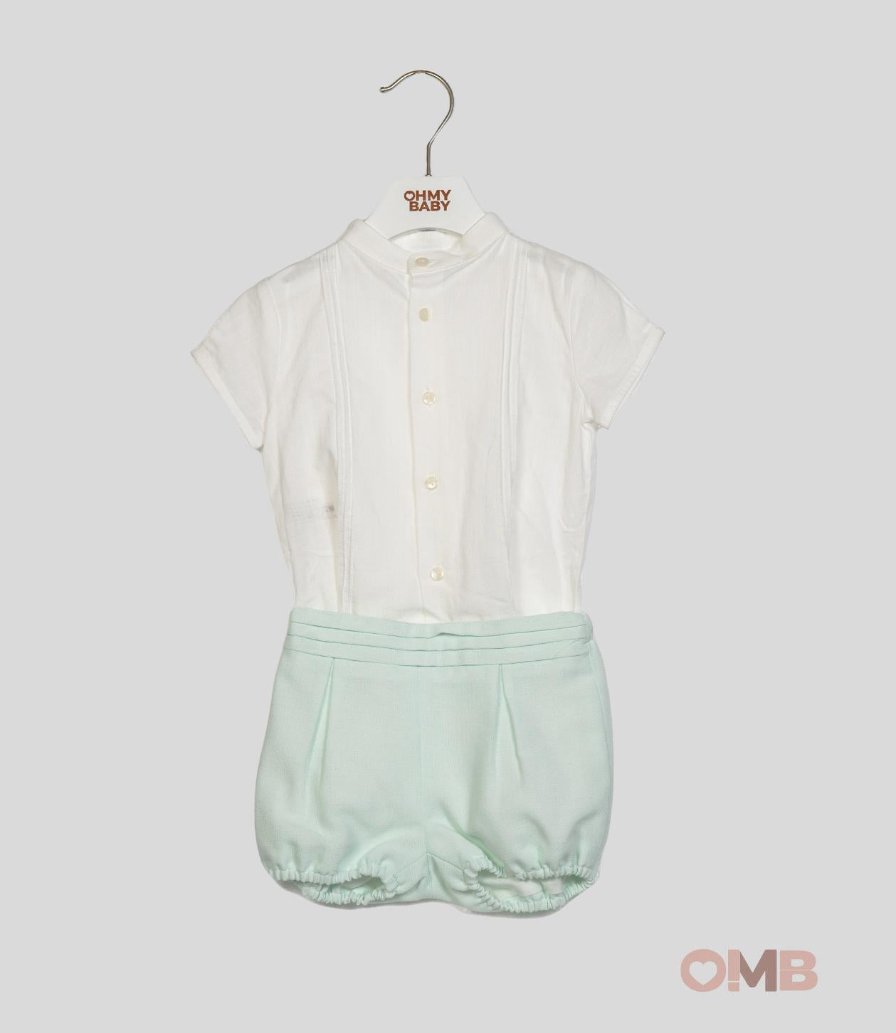 Completo Granlei neonato 194 bianco 193 VERDE GRANLEI 